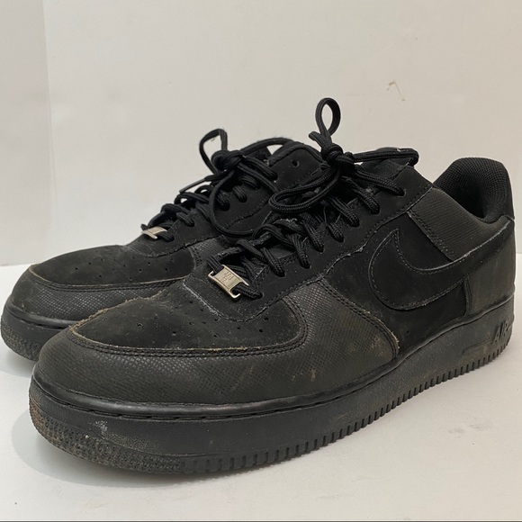 Nike Shoes | Nike Air Force Low Triple Black Sneakers | Poshmark